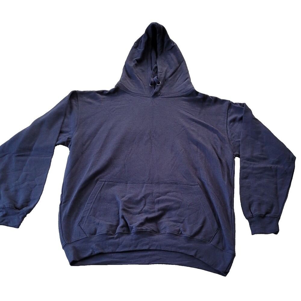 Blue Oversized Loose Fit Sweatshirt Streetwear